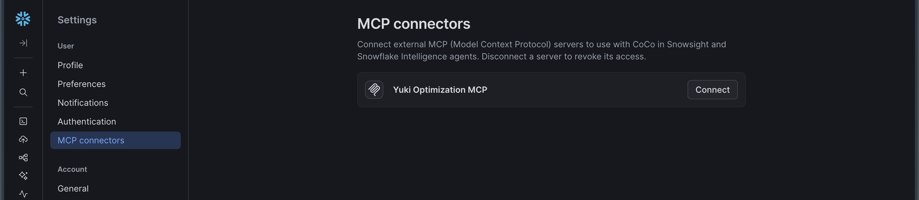 Map connectors under Users